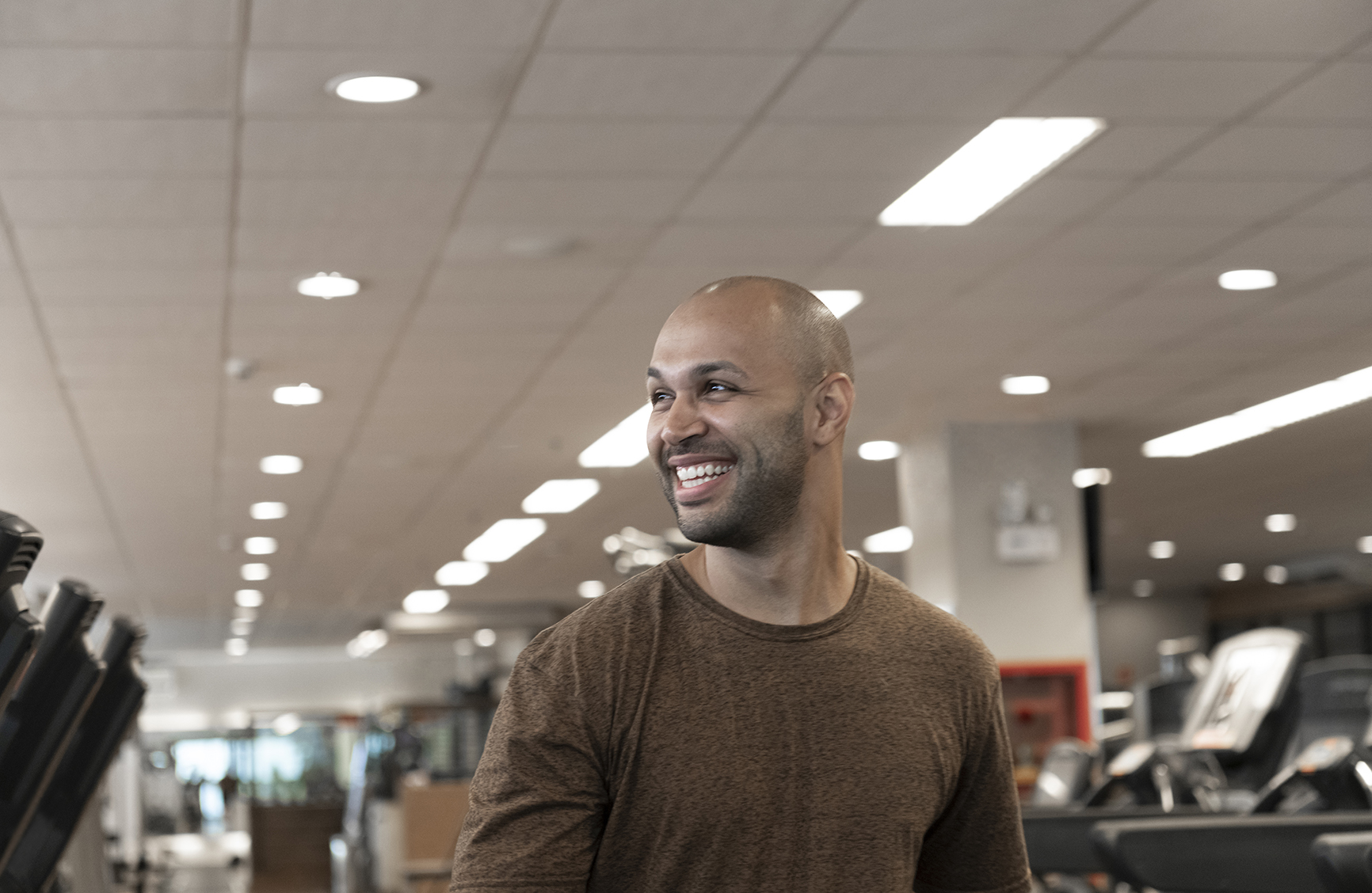 Image of a man at the gym
